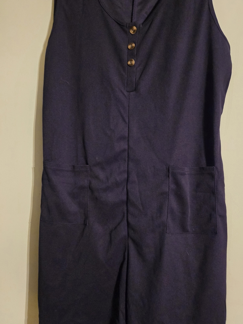 Womans Navy Romper Sz XL but fits like a XXL